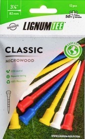 Lignum Tee Plastiktees 82mm, 12Stk., farbe mischen