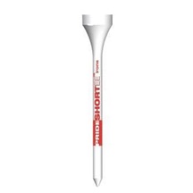 Pride Professional Tee System Prolength Short Rote Holztees 53mm (2 1/8"), 25 Stück