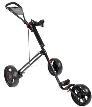 Masters Junior 5 Series 3-wheel manual golf trolley, black