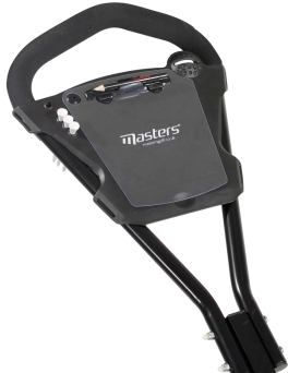 Masters Junior 5 Series 3-wheel manual golf trolley, black
