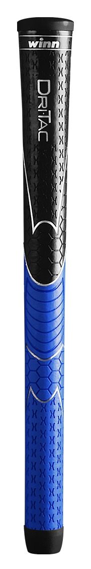 Winn Dri-Tac WinnDry Grip Midsize Golfgriff, schwarz/blau