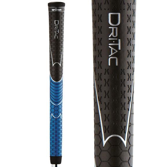 Winn Dri-Tac WinnDry Grip Midsize Golfgriff, schwarz/blau