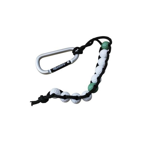 Masters Golf Masters Bead Stroke Counter Schlagzähler, weiß/grün