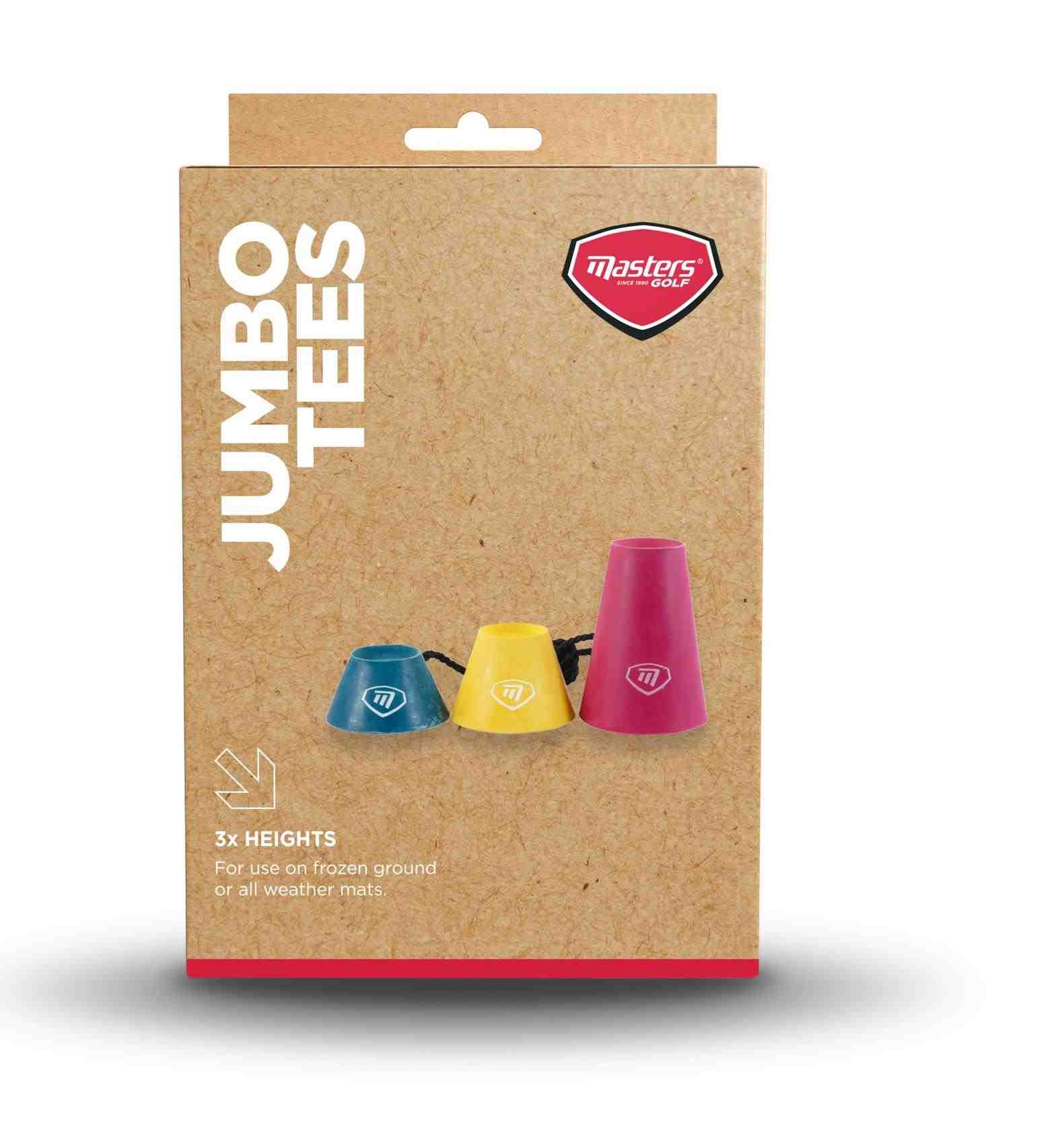 Masters Jumbo Pyramid Tee Stringed Gummitees, 3 Stk.
