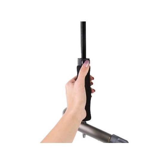 uCad Teleskop-Golfschirm 68" Automatik mit Schirmstift, silber
