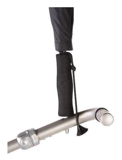 uCad Teleskop-Golfschirm 68" Automatik mit Schirmstift, silber