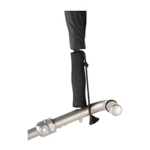 uCad Teleskop-Golfschirm 68" Automatik mit Schirmstift, silber
