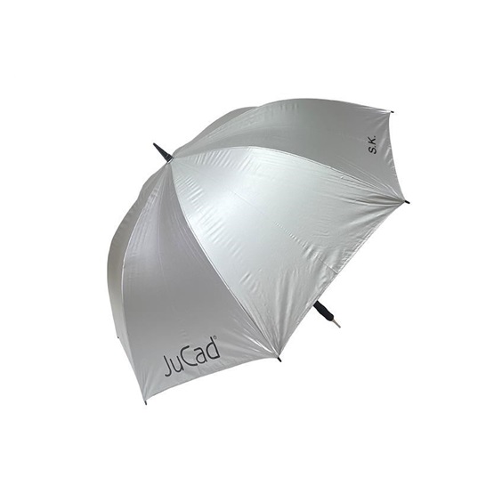 uCad Teleskop-Golfschirm 68" Automatik mit Schirmstift, silber