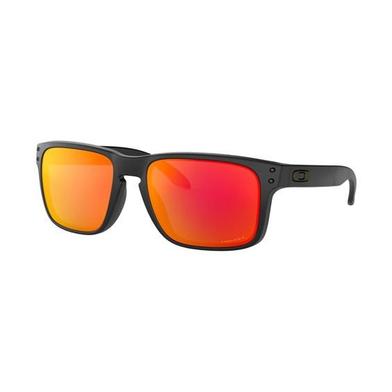 Oakley Holbrook Prizm Ruby Herren Sonnenbrille, Matte Black