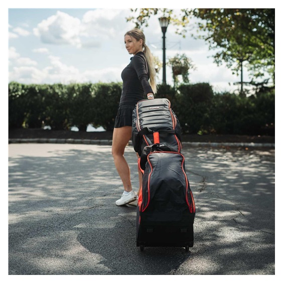 Bag Boy T-750 Travelcover, schwarz/rot