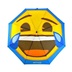 Emoji AutoFold Compact Regenschirm, mehrfarbig