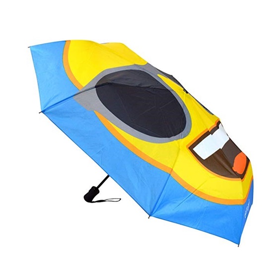 Emoji AutoFold Compact Regenschirm, Sonnenbrille