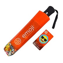 Emoji AutoFold Compact Regenschirm, Sonnenbrille