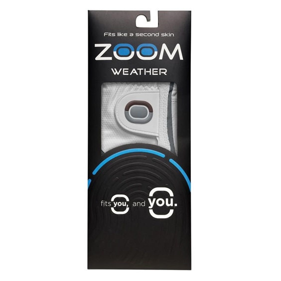 Zoom Zoom Weather Damen Golfhandschuh, weiß/silber