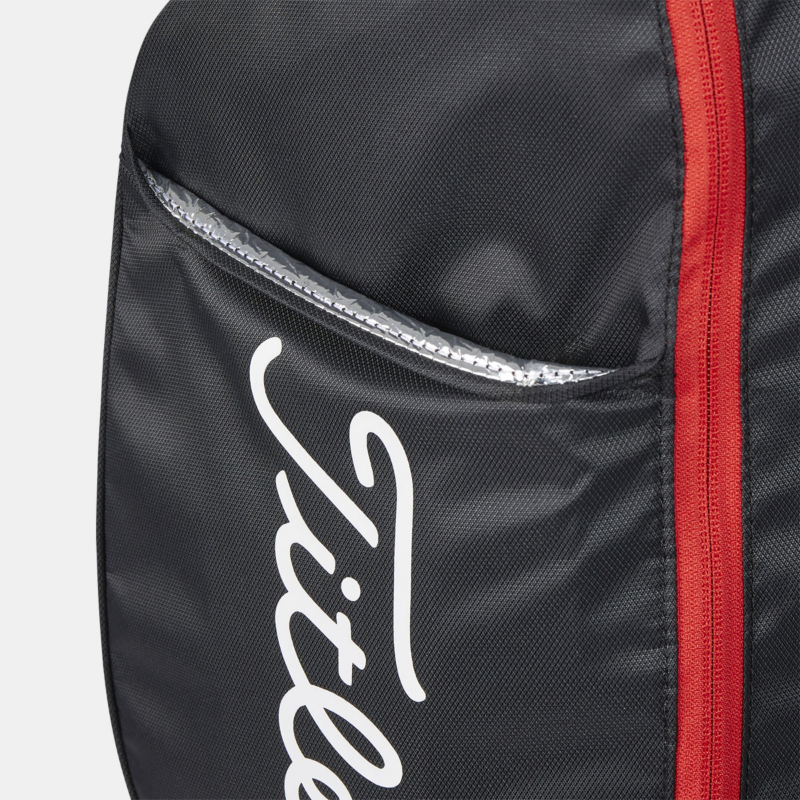 Au&szlig;enliegendes, isoliertes Getr&auml;nkefach am Titleist Premium Carrybag
