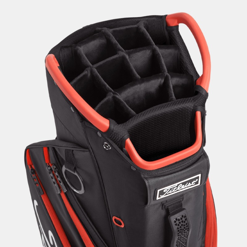 Titleist Cart 14 Top mit 14 durchgehenden Fächern
