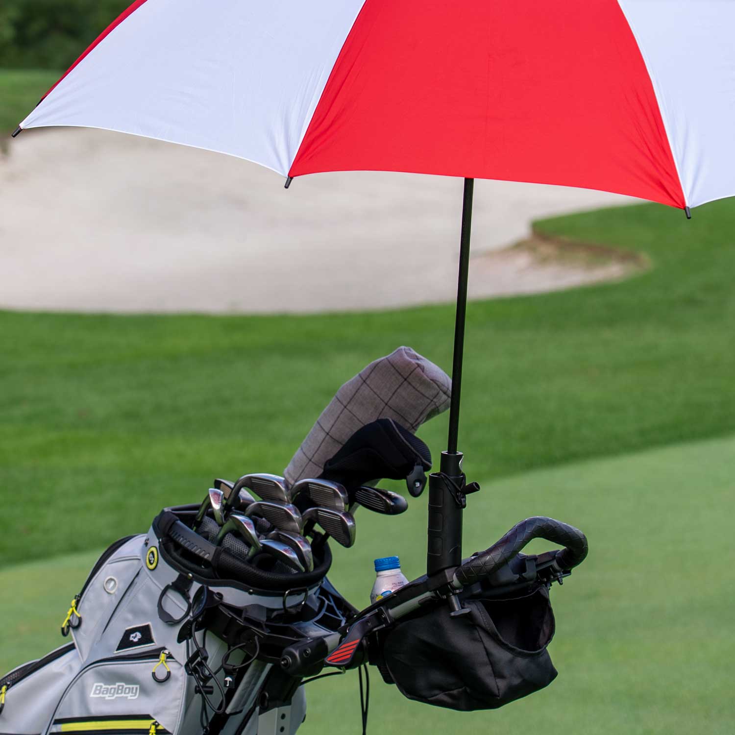 Bag Boy Nitron abnehmbarer Regenschirmhalter mit seitlicher Befestigung