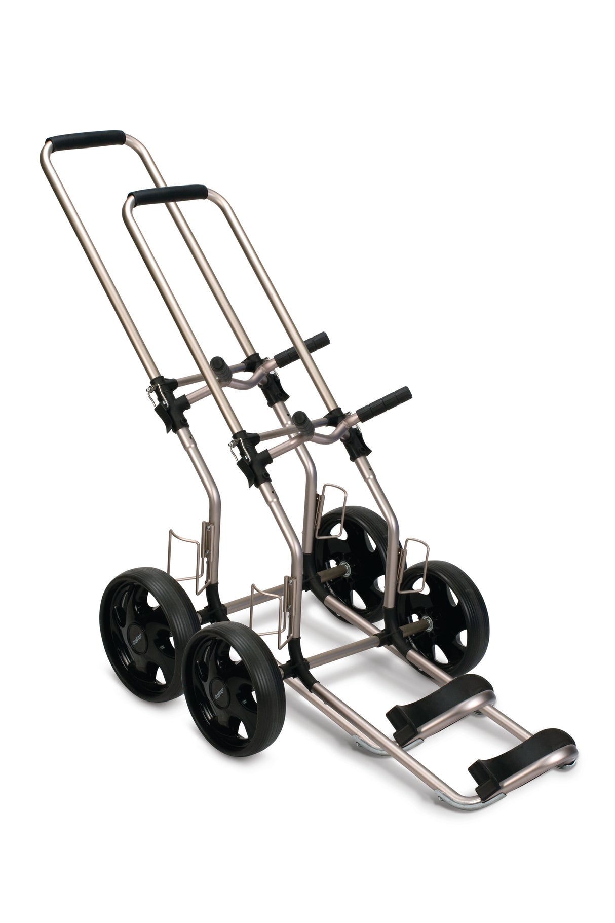Bag Boy Rental Dual Tube Trolleys gestapelt und ineinandergeschoben